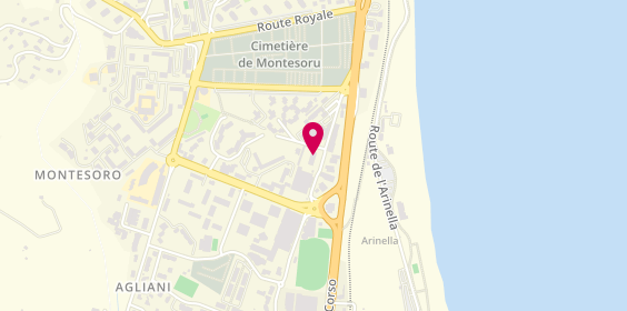Plan de Comptoir de l’élevage Cheval Vert, Résidence Plein Soleil, 20600 Bastia