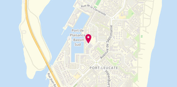 Plan de Leucate Pêche, Centre Commercial du Port, 11370 Leucate