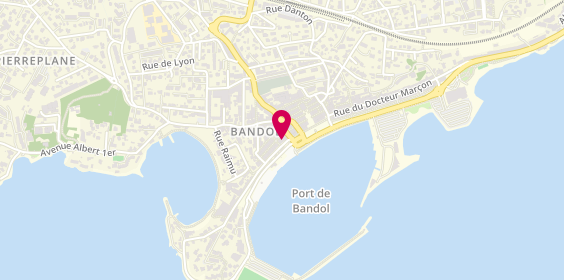 Plan de L'Etoile de Mer, 3 Boulevard Victor Hugo, 83150 Bandol