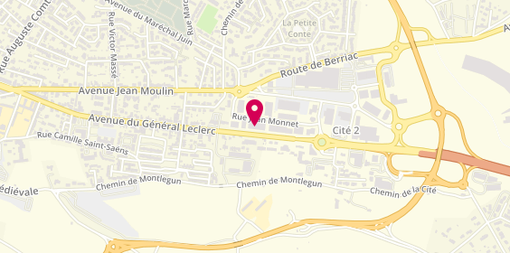 Plan de Fun Sports, 16 Rue Jean Monnet, 11000 Carcassonne