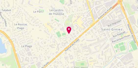 Plan de Balle de Match, 14 avenue de la Cadenelle, 13008 Marseille