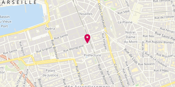 Plan de L'Atelier de la Basket, 4 Rue Montgrand, 13006 Marseille