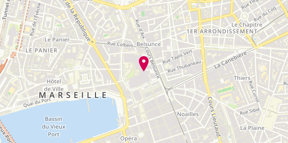 Plan de Go Sport Marseille Bourse, 17 Cr Belsunce, 13001 Marseille