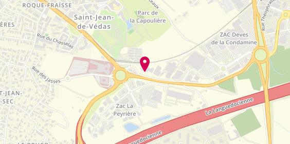 Plan de I-Run Montpellier Saint-Jean-de-Védas, 99 avenue de la Condamine, 34430 Saint-Jean-de-Védas