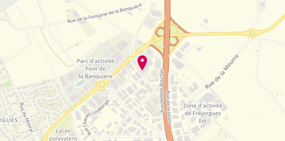 Plan de ️Espace Foot Montpellier - Magasin de Sport et Chaussures, Zone de Frejorgues
271 Rue Roland Garros, 34130 Mauguio