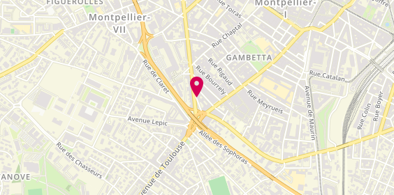 Plan de Pro Rider 34, 7 Rue Raoux, 34000 Montpellier