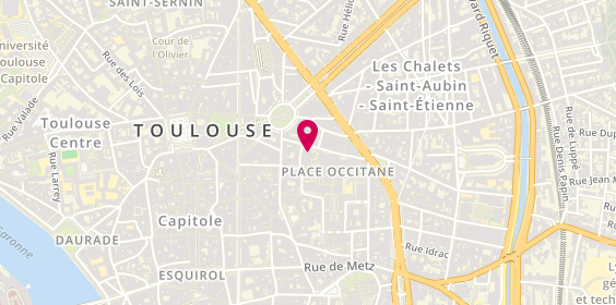 Plan de La Boutique des Dauphins, 4 Rue Paul Mériel, 31000 Toulouse