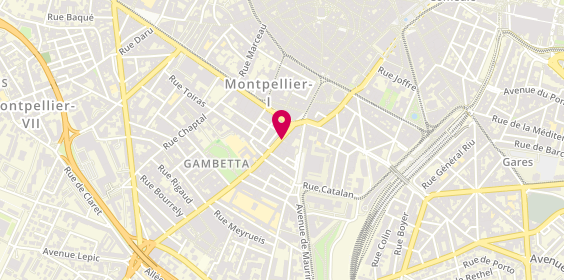 Plan de La Randonnée, 9 avenue Georges Clemenceau, 34000 Montpellier