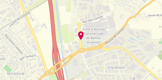 Plan de Go Sport, Zone Artisanale Gramont - Centre Commercial A 2 Chemin Gabardie, 31200 Toulouse