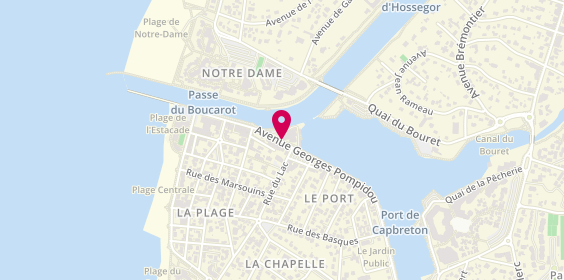 Plan de Comptoir du Pêcheur | Capbreton, avenue Georges Pompidou, 40130 Capbreton