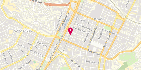 Plan de Cyclable, 31 avenue de la République, 06300 Nice