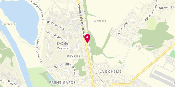 Plan de Cycles Sampietro, 28 avenue de Bordeaux, 40800 Aire-sur-l'Adour
