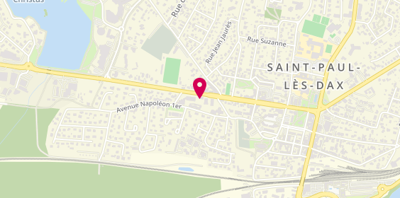 Plan de Giant Dax, 573 avenue de la Résistance, 40990 Saint-Paul-lès-Dax