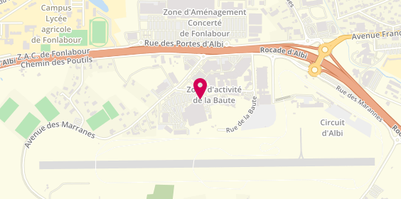 Plan de Decathlon, Zone Aménagement de la Baute
Rue de Mélaudie 1 De, 81990 Le Sequestre