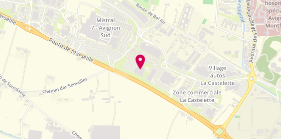 Plan de Decathlon, 330 avenue Marcou Delanglade, 84140 Avignon