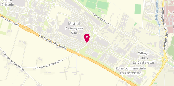 Plan de Jd Sports, Cco Auchan Mistral 7 Route Marseille, 84140 Montfavet