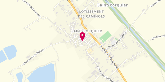 Plan de DE ZOTTI Didier, 8 Place de l'Hotel de Ville, 82700 Saint-Porquier