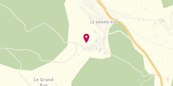 Plan de Le Perce Neige et Loup Sport, Le Grand Puy, 04140 Seyne