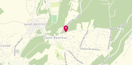 Plan de A Chacun Son Velo, 374 Suze, 26130 Saint-Restitut