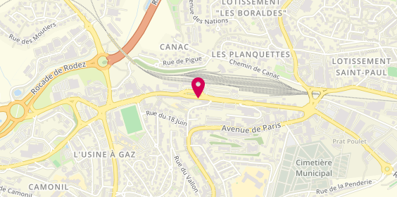 Plan de Roue Libre, 32 avenue du Maréchal Joffre, 12000 Rodez