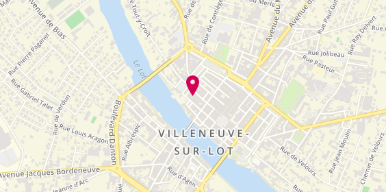 Plan de La Sellerie, 43 Rue de Casseneuil, 47300 Villeneuve-sur-Lot