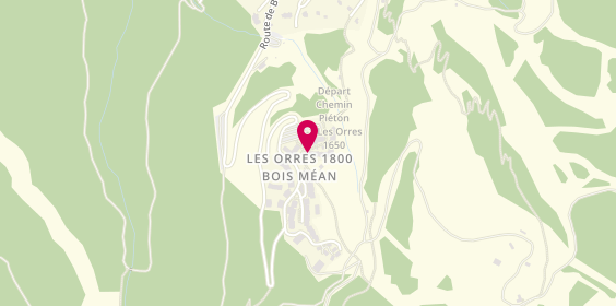 Plan de Le Zappeur, Zone Aménagement de Bois Méan
1800 Place Jean Rippert, 05200 Les Orres