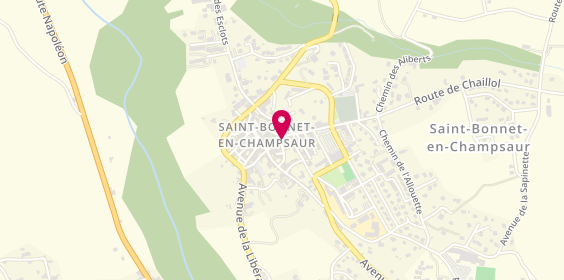 Plan de Les Pros du Sport, 3 place du Chevreril, 05500 Saint-Bonnet-en-Champsaur