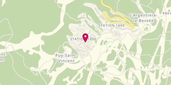 Plan de Ski Set, Résidence la Dame Blanche, 05290 Puy-Saint-Vincent