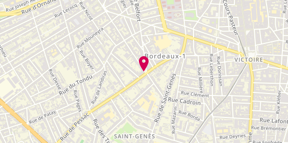 Plan de Les sonnettes bordelaises, 73 Rue de Pessac, 33000 Bordeaux