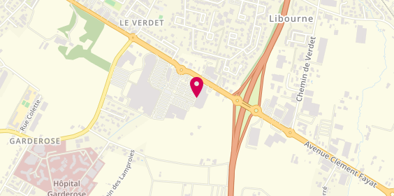 Plan de Intersport, Centre Commercial Carrefour
114 avenue du Général de Gaulle, 33500 Libourne