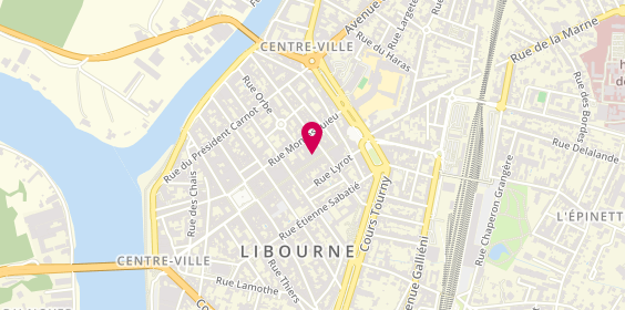 Plan de Courir, 53 Rue Gambetta, 33500 Libourne
