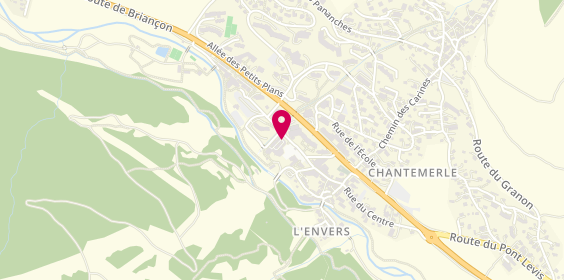 Plan de Skiset Chantemerle, 603 Rue du Centre, 05330 Saint-Chaffrey