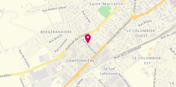 Plan de Loisirs2000, Rue d'Arsonval, 38160 Saint-Marcellin