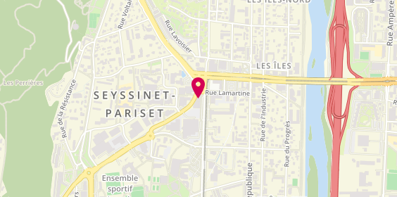 Plan de Vélosport ORBEA, 4 avenue Victor Hugo, 38170 Seyssinet-Pariset