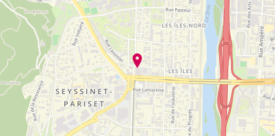 Plan de Dream Tennis, 25 Rue Roger Barbe, 38170 Seyssinet-Pariset