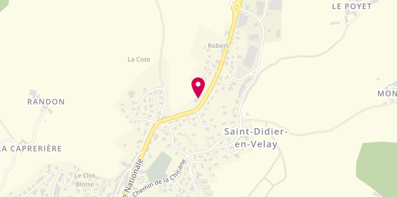 Plan de Altisports 43, Robert, 43140 Saint-Didier-en-Velay