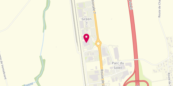 Plan de Decathlon, Zone Green 7, 38150 Salaise-sur-Sanne