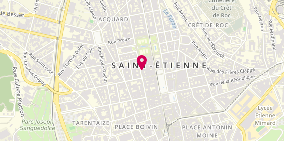 Plan de L'Appart Skateshop, 9 Rue de la Résistance, 42000 Saint-Étienne