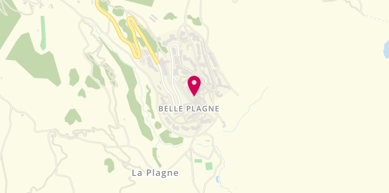 Plan de Belle Plagne Sports 1, Centre Commercial Amont, 73210 La Plagne-Tarentaise
