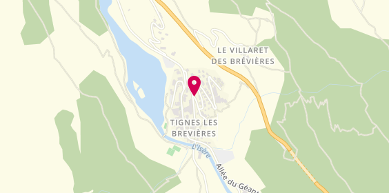 Plan de L'Ardèchoise, 143 Mnt des Hauts des Brevières, 73320 Tignes