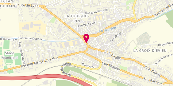 Plan de BOITON MARGANT CATHERINE, 29 Rue Aristide Briand, 38110 La Tour-du-Pin