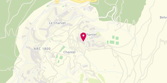 Plan de Skiset Alpages du Chantel, Alpages du Chantel, 73700 Bourg-Saint-Maurice