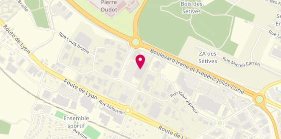 Plan de Decathlon, 8 Rue Edouard Branly, 38300 Bourgoin-Jallieu