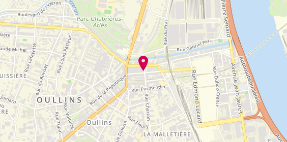Plan de Plusdebad Lyon, 4 Bis Rue Charton, 69600 Oullins-Pierre-Bénite