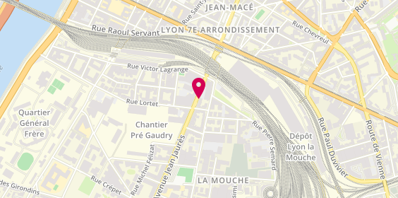 Plan de Techni Plongée, 111 avenue Jean Jaurès, 69007 Lyon