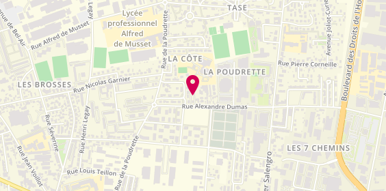 Plan de Lyon Archerie, 21 Rue Alexandre Dumas, 69120 Vaulx-en-Velin