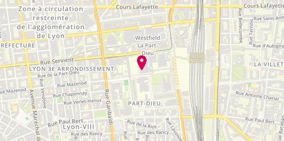 Plan de Adidas, Ens Boutique Centre Commercial 17 Rue Doct Bouchut, 69003 Lyon