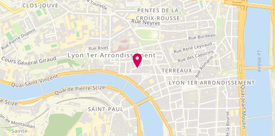 Plan de Baroudeur Cycles, 10 Rue Sergent Blandan, 69001 Lyon