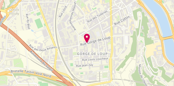 Plan de F.R.A.G Time, 69 Rue Gorge de Loup, 69009 Lyon