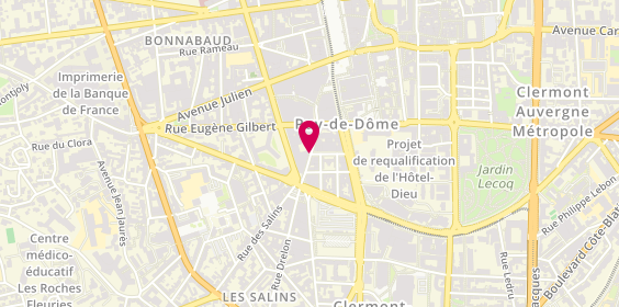 Plan de Bouticycle, 16 Rue Ramond, 63000 Clermont-Ferrand